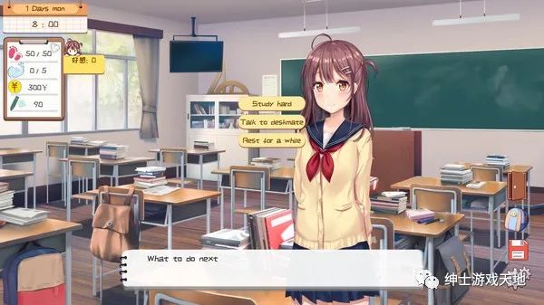 《邻桌女同学》免安装中文版