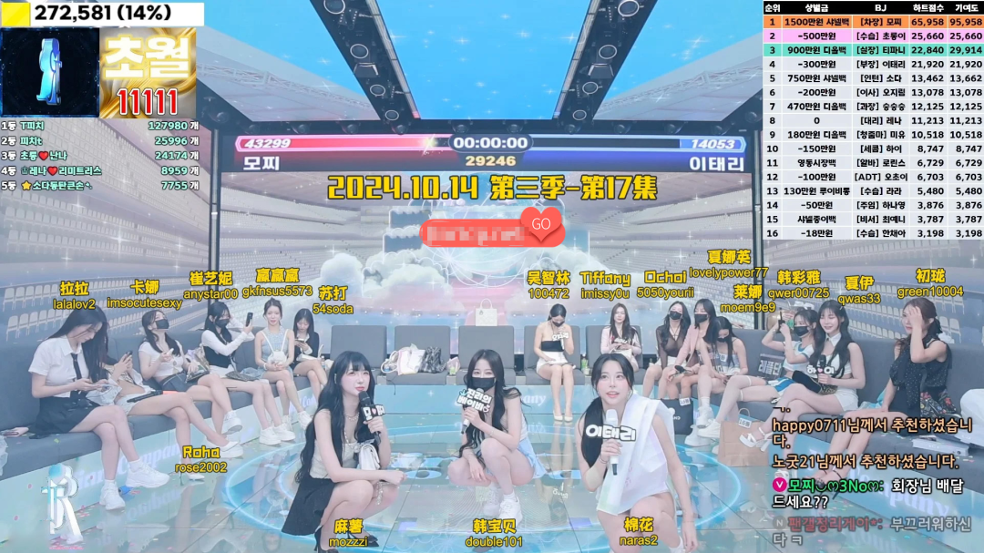 【Jinricp 第三季】 (第十七期) 2024.10.14 韩国女团直播秀