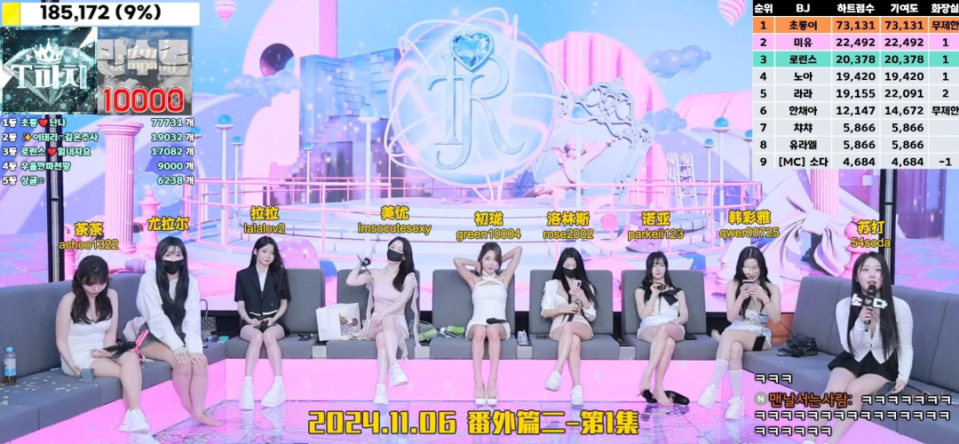 【Jinricp 第三季】 (番外一) 2024.11.06 韩国女团直播秀