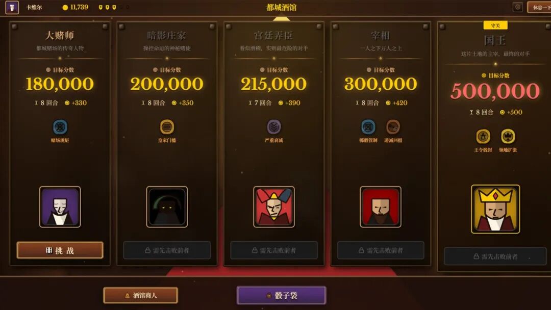 《骰途酒馆·Farkle Roguelike》v0.9.2 免安装中文学习版 《骰途酒馆·Farkle Roguelike》v0.9.2 免安装中文学习版